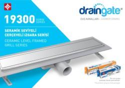 Mesa Teknik MTS 19300 Seramik Seviyeli Çerçeveli Izgaralı Duş Kanalı — 50 cm