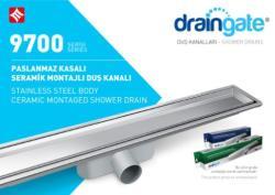 Mesa Teknik MTS 9700 Seramik Montajlı Klasik Seri Duş Kanalı — 40 cm
