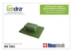 Mesa Teknik Izodra Shingle Havalandırma Bacası — Kapaklı, Yeşil