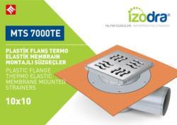 Mesa Teknik MS 7000TE Termo Elastik Örtü Plastik Flanş Montajlı Süzgeç Gövdesi — Yan Çıkış Ø50 mm