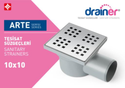 Mesa Teknik Drainer Arte Serisi Tesisat Süzgeci (MTS 500 / 510) uygulama örneği