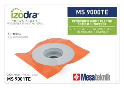 Mesa Teknik MS 9000TE Kendinden Perçinli Örtülü Süzgeç Gövdesi — Alt Çıkış Ø50 mm