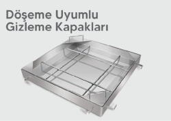Mesa Teknik Drainland Galvaniz Esaslı Döşeme Uyumlu Gizleme Kapağı — 60x60 cm