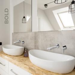 NewArc Bold Ankastre Lavabo Bataryası Krom uygulama örneği