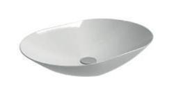 NewArc Trend Tezgah Üstü Lavabo 60x42x15 cm Mat Siyah