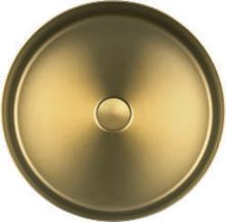 NewArc AISI 304 Çelik Lavabo Ø40 cm Mat Altın