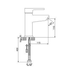 NewArc Premium Lavabo Bataryası Krom