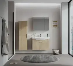 Orka 2025 Collection PURUS Banyo Dolabı Budva uygulama örneği