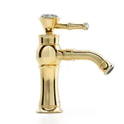 Orka TOPKAPI Altın Lavabo Armatürü