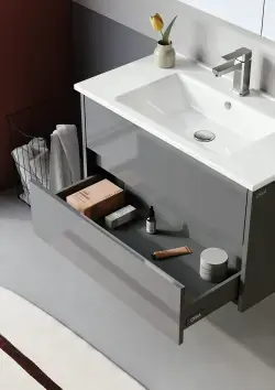 Orka 2025 Collection ARNO Banyo Dolabı Parlak Gri uygulama örneği