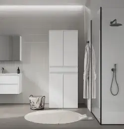 Orka Storage Collection NEVE VE KURUTMA MAKİNESİ DOLABI Mat Beyaz