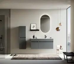 Orka Lusso 120 cm Banyo Dolabı 80 cm