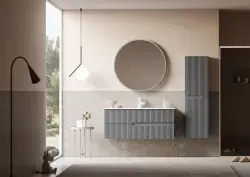 Orka Rate Collection MOONLIGHT ÇİFT ÇEKMECELİ Mat Gri Lake 120 cm