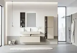 Orka 2025 Collection LEVANTO Banyo Dolabı Mat Bej uygulama örneği