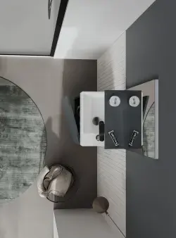 Orka 2025 Collection CONZA Banyo Dolabı Mat Antrasit uygulama örneği