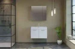 Orka Bafa 80 cm Banyo Dolabı 60 cm