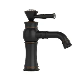 Orka TOPKAPI Siyah Antik Lavabo Armatürü