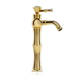 Orka TOPKAPI Siyah Antik Yüksek Lavabo Armatürü