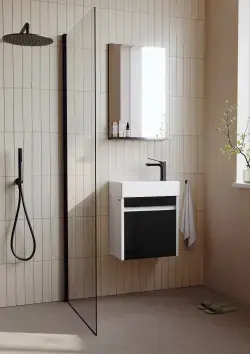 Orka Karma Collection YEDİSU Banyo Dolabı Parlak Kaşmir Lake 45 cm uygulama örneği