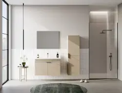 Orka 2025 Collection DESNA Banyo Dolabı Mat Çöl Beji uygulama örneği