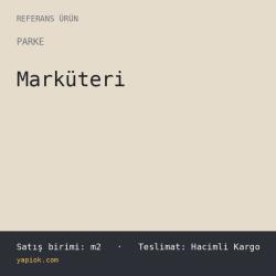 Markuteri Desenli Ahsap Parke Paneli