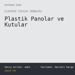 Sıva Altı Sigorta Panosu 12 Modül, Şeffaf Kapaklı, DIN Raylı