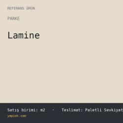 Mese 3 Katli Lamine Parke, UV Vernikli