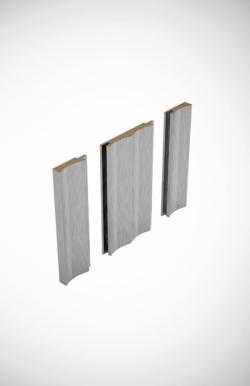 PELİ Armoni Silver Metal 115x2800x16 mm Duvar Paneli