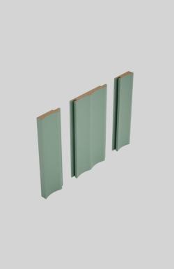PELİ Armoni Herdem Yeşil 115x2800x16 mm Duvar Paneli