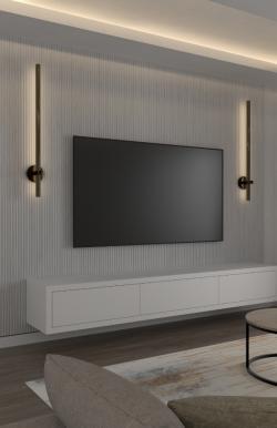 PELİ Melodi Ak Meşe 115x2800x16 mm Duvar Paneli