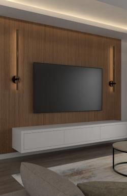 PELİ Melodi Teak 115x2800x16 mm Duvar Paneli