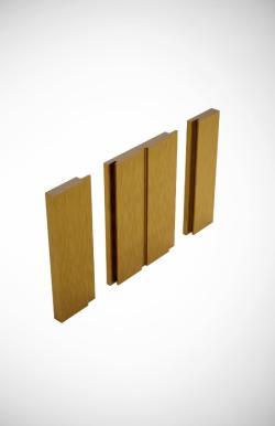 PELİ Zenit Gold Metal 144x2800x16 mm Duvar Paneli