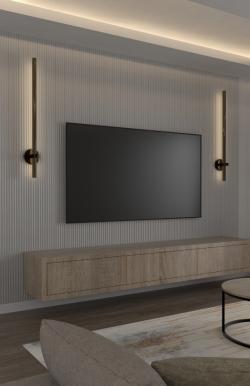 PELİ Melodi New Gray 115x2800x16 mm Duvar Paneli