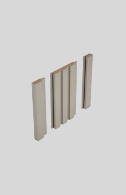 PELİ Talya New Gray 115x2800x16 mm Duvar Paneli