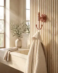 Pure Concept İstanbul İkili Askılık Bronz uygulama örneği