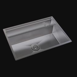 Pure Concept Koruma Kapaklı Paslanmaz Çelik Eviye 68x48 cm Inox uygulama örneği