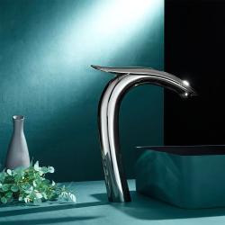Pure Concept Swan Çanak Lavabo Bataryası Krom uygulama örneği