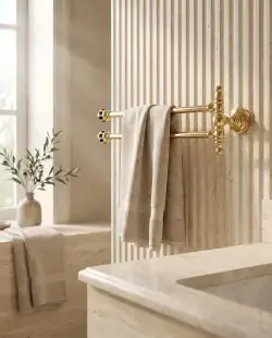 Pure Concept Tiger Zebra İkili Havluluk Altın uygulama örneği