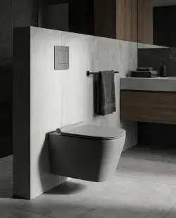 Pure Concept Kanalsız Asma Klozet 36x52x30 cm Mat Gri uygulama örneği