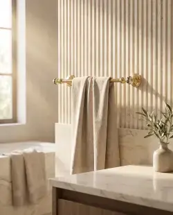 Pure Concept Tiger Zebra Havluluk 40 cm Altın uygulama örneği