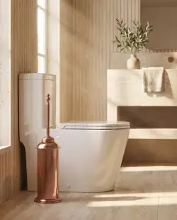 Pure Concept Crystal Klozet Fırçası Rose Gold uygulama örneği