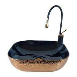 Pure Concept Crocodile Çanak Lavabo 50x40x15 cm Rose Gold