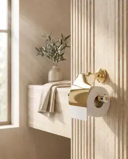 Pure Concept Stripe Kapaklı Kağıtlık Altın uygulama örneği