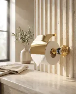 Pure Concept Kapaklı Kağıtlık Beyaz – galaksi desen uygulama örneği