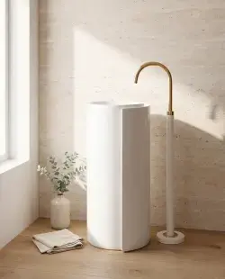 Pure Concept Monza Monoblok Lavabo Beyaz uygulama örneği