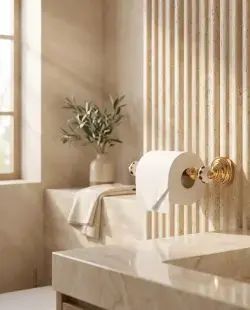 Pure Concept Geometrik Açık Kağıtlık Siyah Altın uygulama örneği