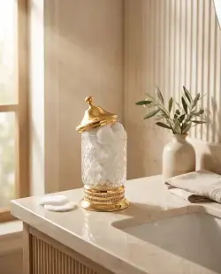 Pure Concept Crystal Set Üstü Pamukluk Altın uygulama örneği