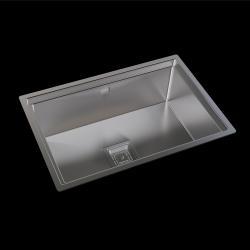 Pure Concept Koruma Kapaklı Paslanmaz Çelik Eviye 64x43 cm Inox uygulama örneği