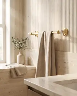 Pure Concept Marble Havluluk 40 cm Altın uygulama örneği