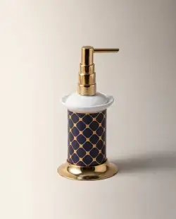 Pure Concept Geometrik Sıvı Sabunluk Siyah Altın